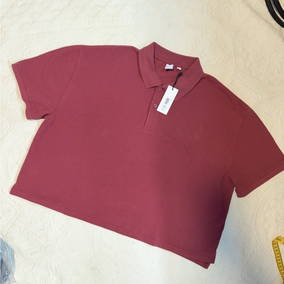 TNA Tops - NWT 128077 HOLLAND CORDOVAN L TNA ARITZIA